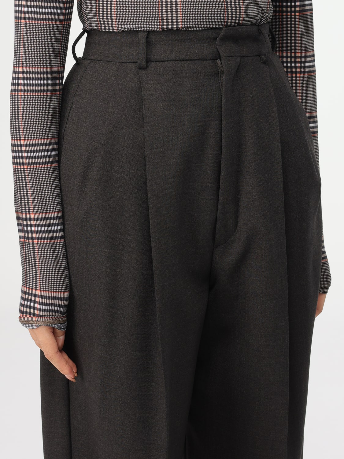 パンツ SPORTMAX Woman Pants Brown 2321360436600 019 Sportmax Outlet: Pants woman - Brown | Sportmax pants