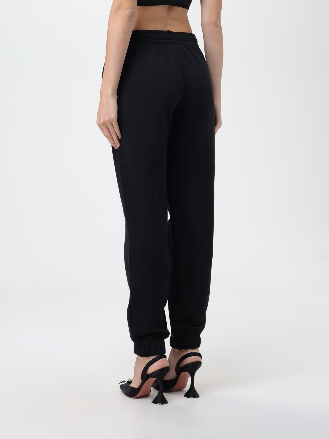 パンツ MOSCHINO COUTURE Woman Pants Black 03370561 1555 MOSCHINO COUTURE: women jogging pants - Black | Moschino