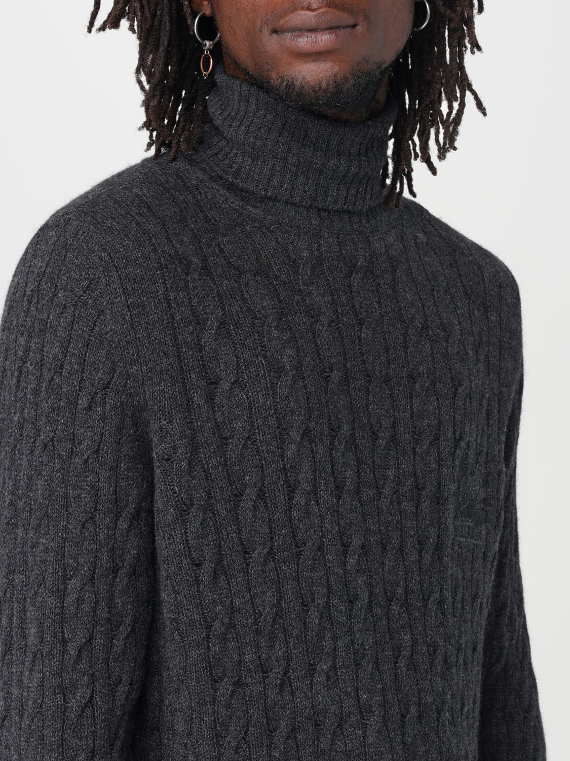 ETRO SWEATER: Etro cashmere sweater, Blue - Img 5