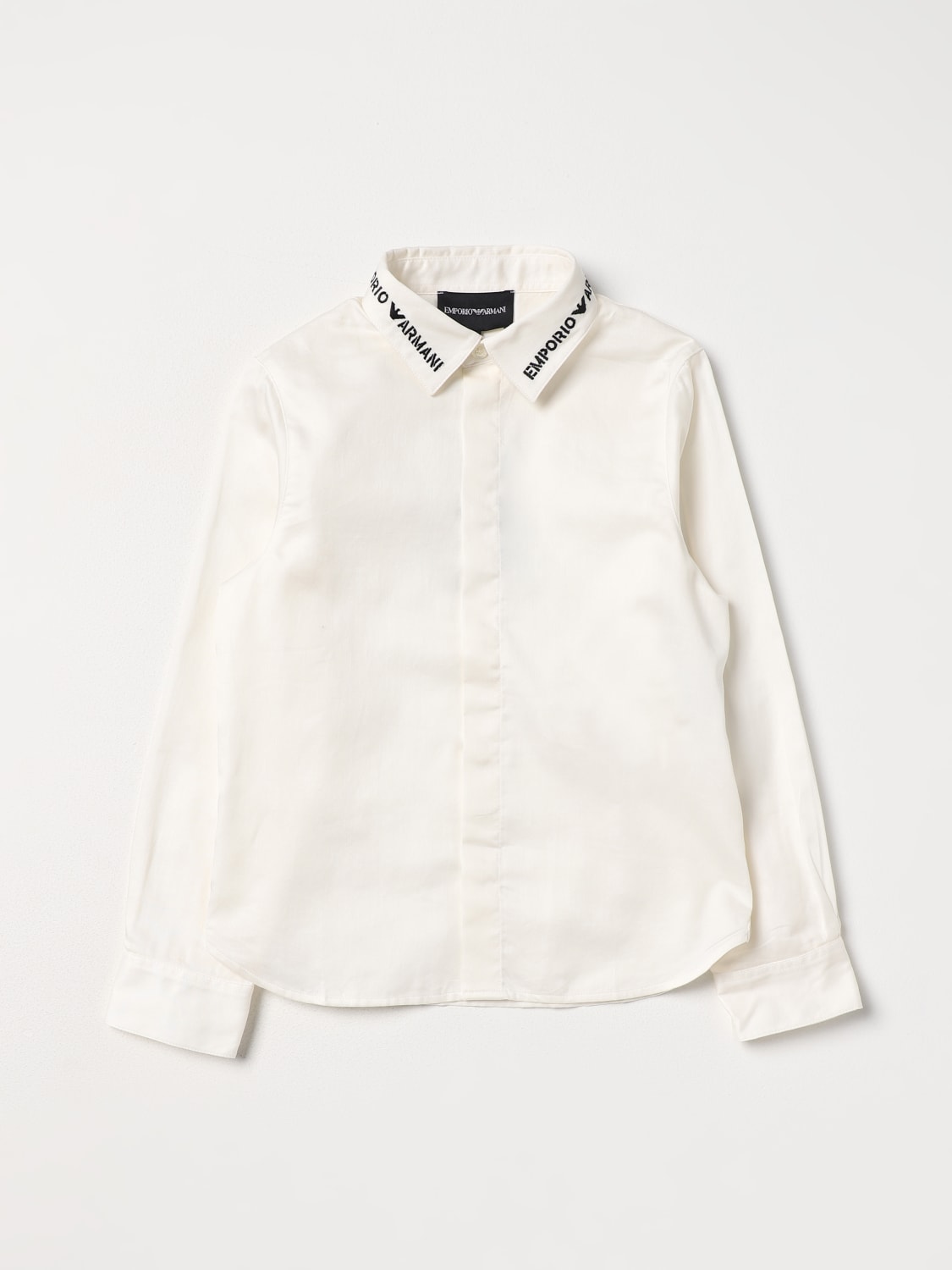 EMPORIO ARMANI SHIRT: Shirt kids Emporio Armani Kids, White - Img 1