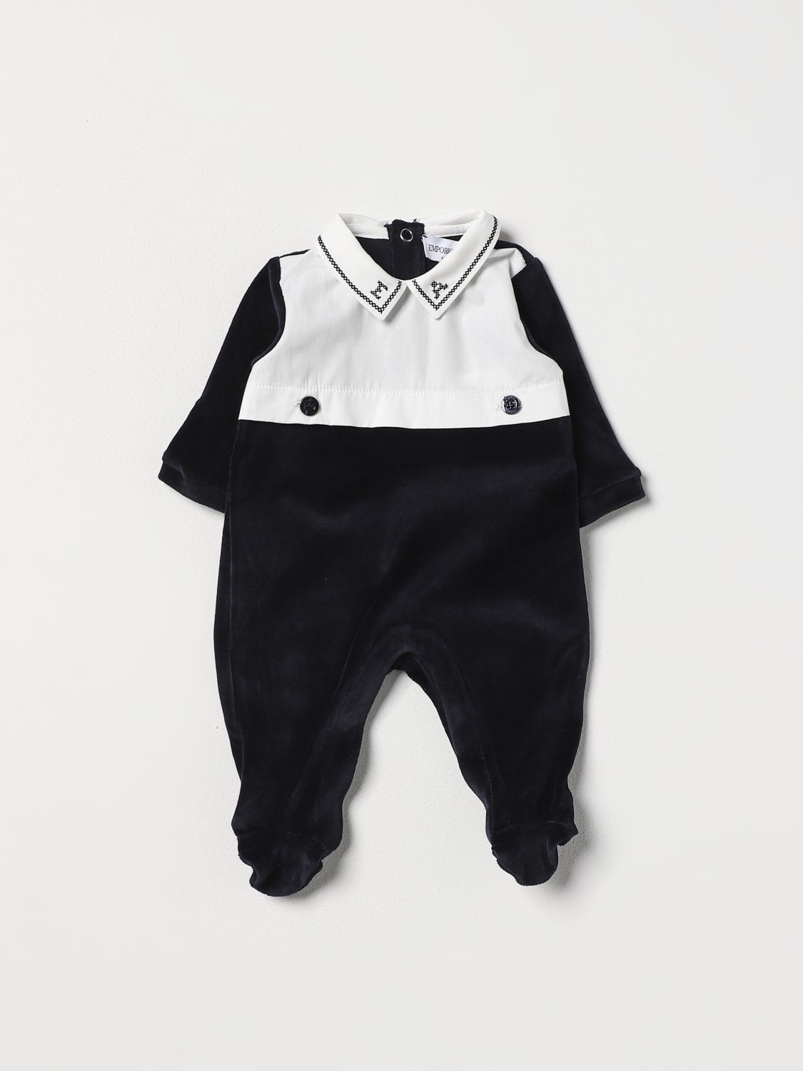 EMPORIO ARMANI MONO: Monopiezas niños Emporio Armani Kids, Azul Oscuro - Img 1
