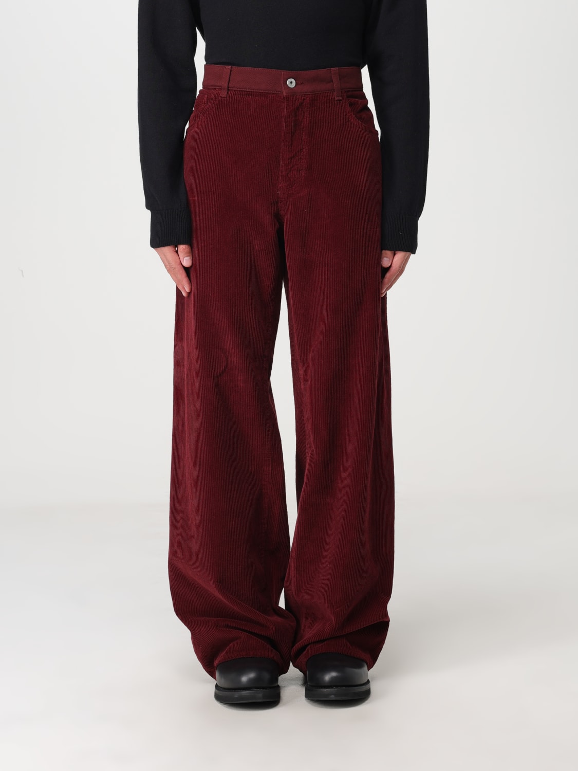 MARCELO BURLON PANTS: Pants men Marcelo Burlon County Of Milan, Burgundy - Img 1