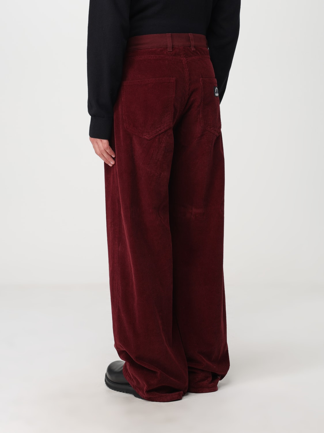 COUNTY OF MILAN PANTS: Pants men County Of Milan, Burgundy - Img 2