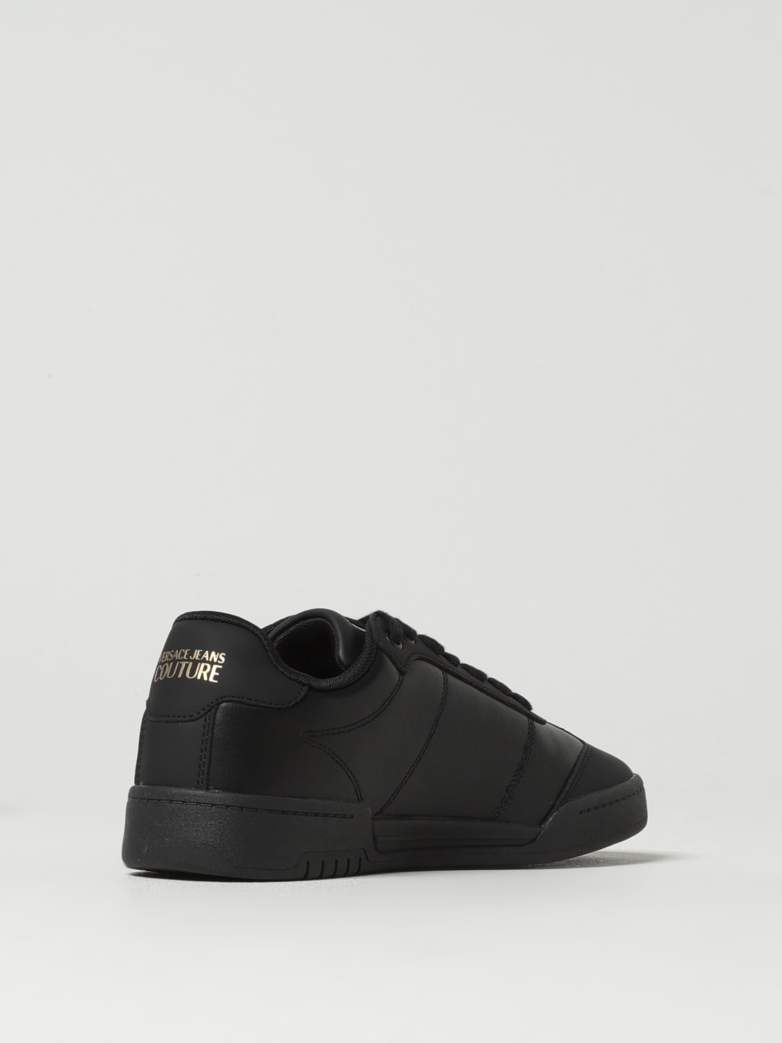 VERSACE JEANS COUTURE SNEAKERS: Versace Jeans Couture Brooklyn sneakers in leather, Black - Img 3