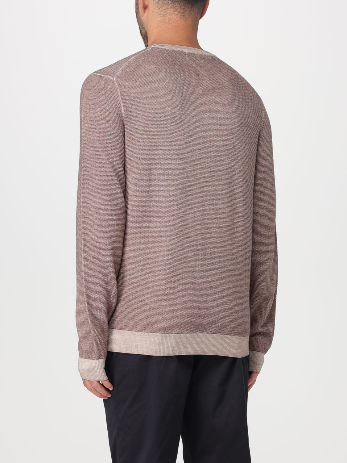 SUN 68 SWEATER: Sweater men Sun 68, Beige - Img 2