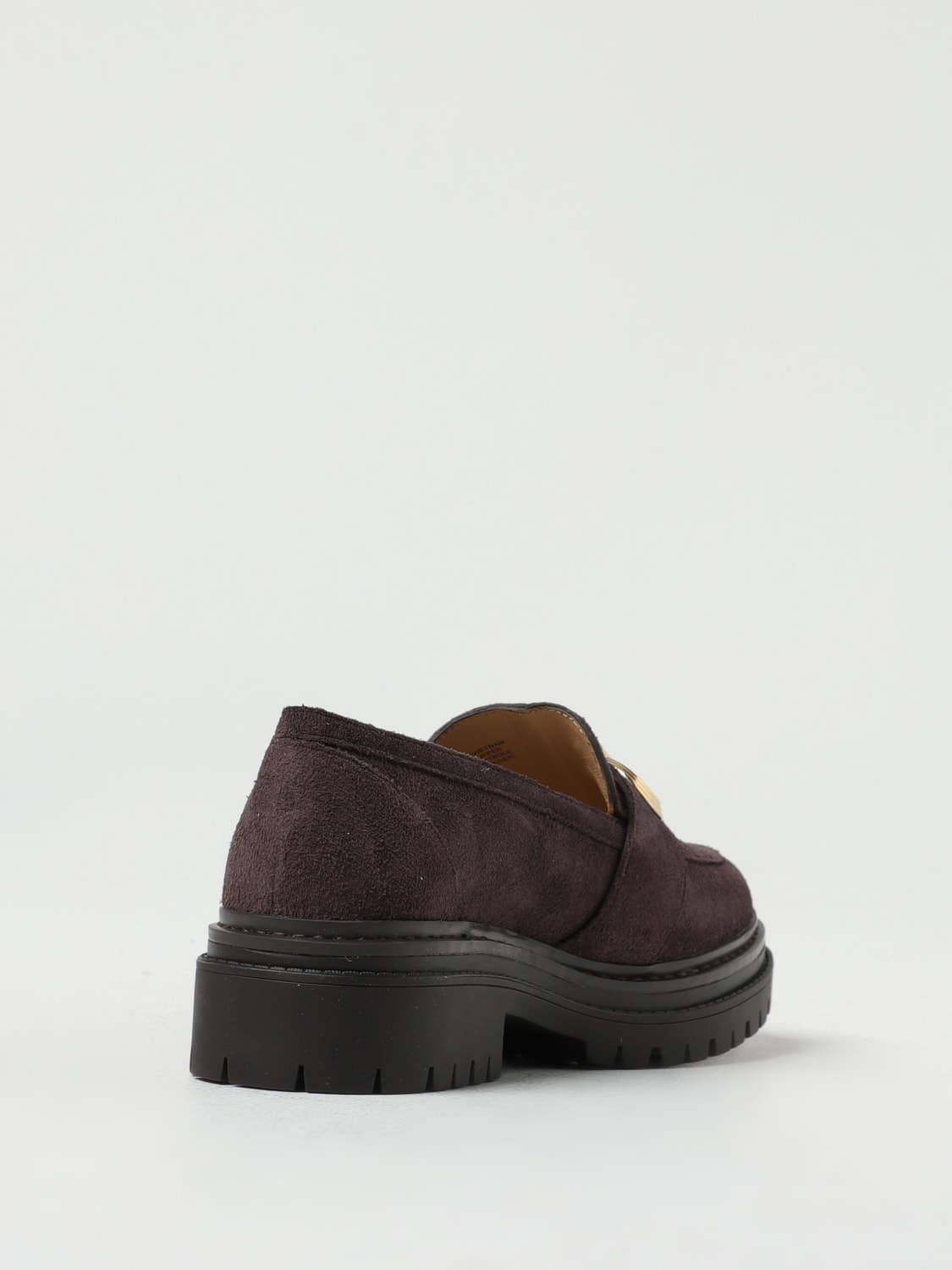 Michael Michael Kors Outlet Rye leather sabots with platform Leather Michael Michael Kors wedge shoes 40F3RYMPIL online at GIGLIO.COM