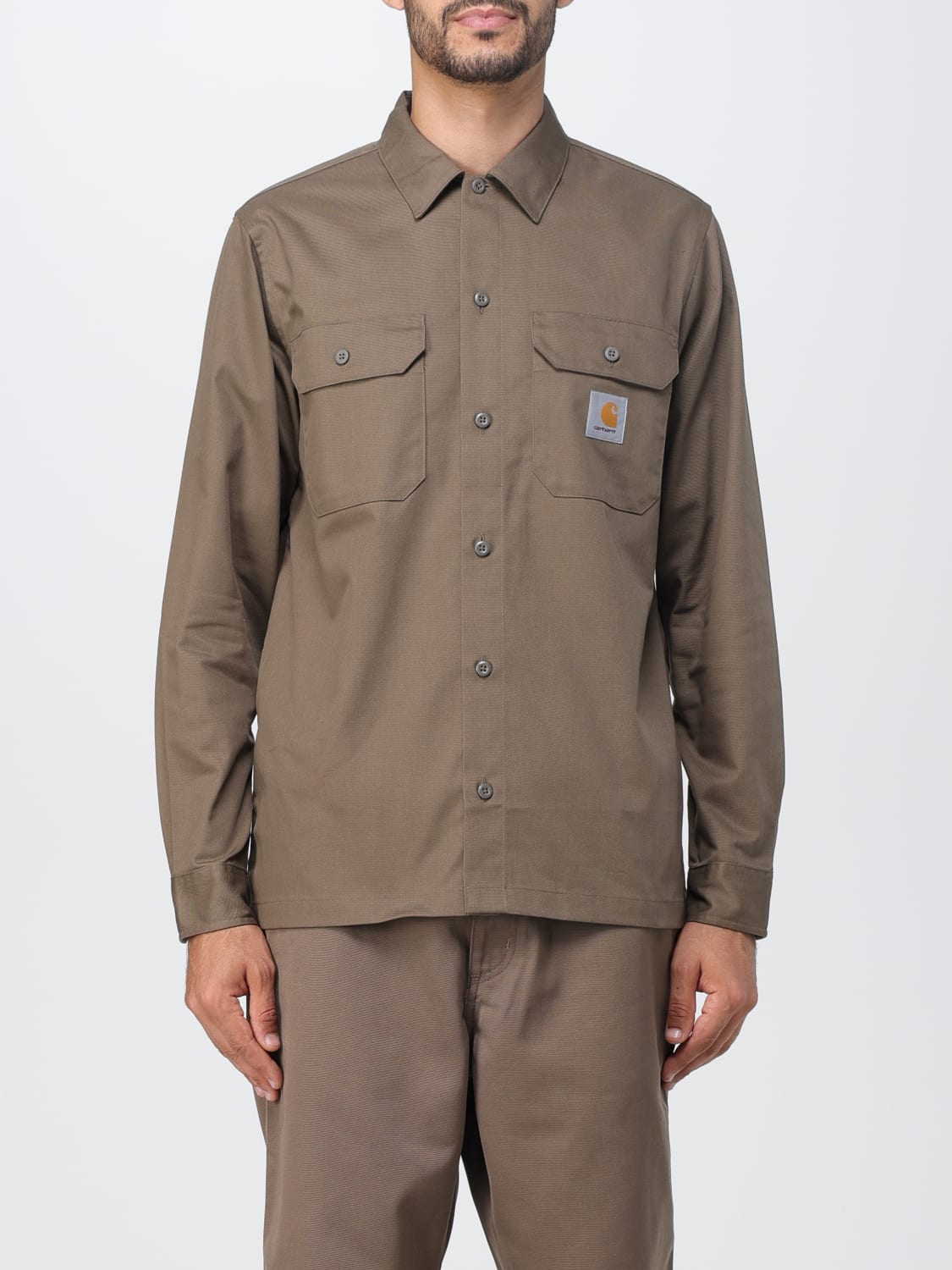 Giglio Camicia Carhartt Wip in twill con patch