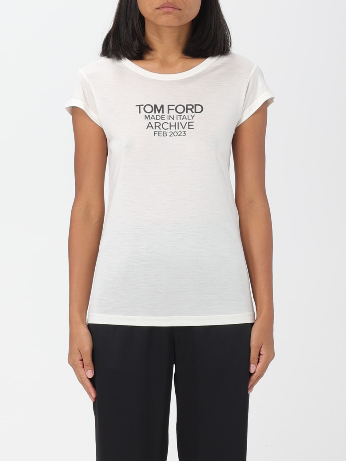 TOM FORD CAMISETA: Camiseta mujer Tom Ford, Blanco - Img 1
