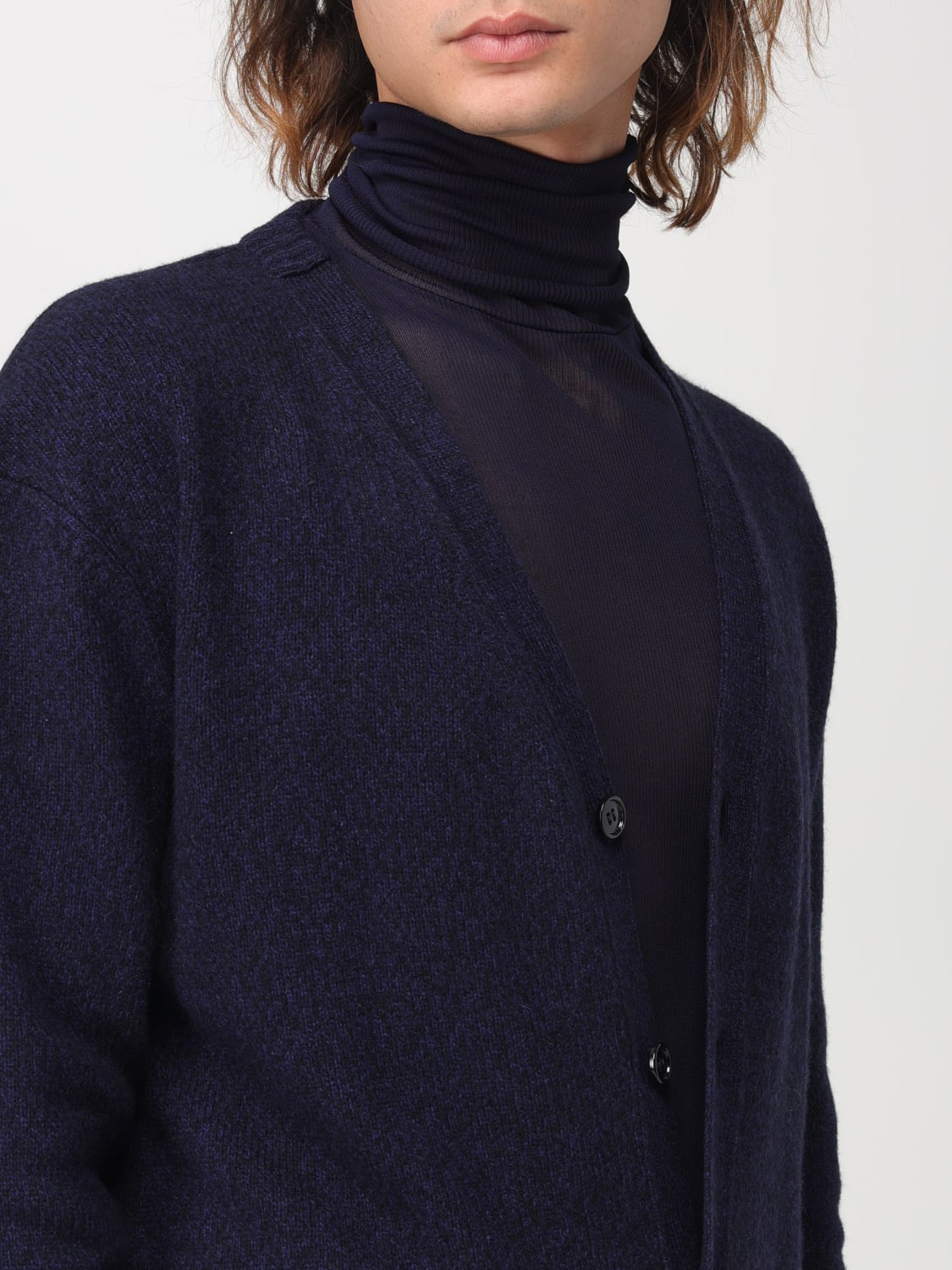 AMI PARIS: Sweater men - Blue | Ami Paris sweater HKC127005 online