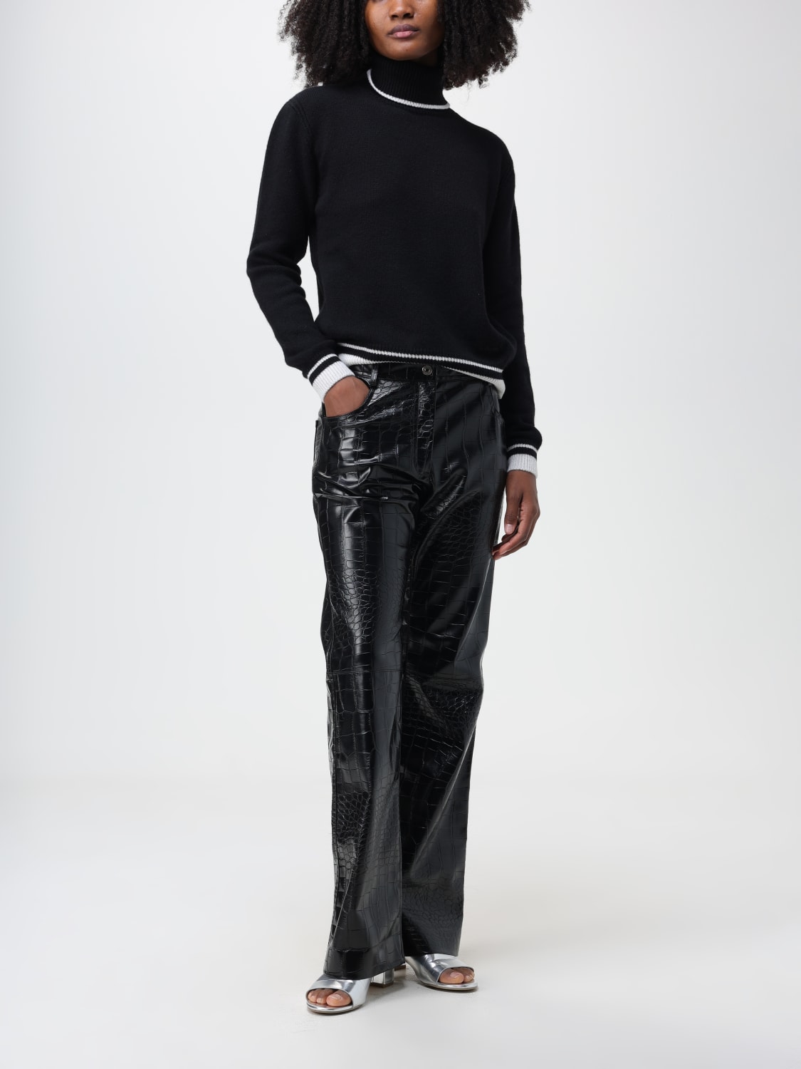MSGM: Pants woman - Black | MSGM pants 3541MDP16237611