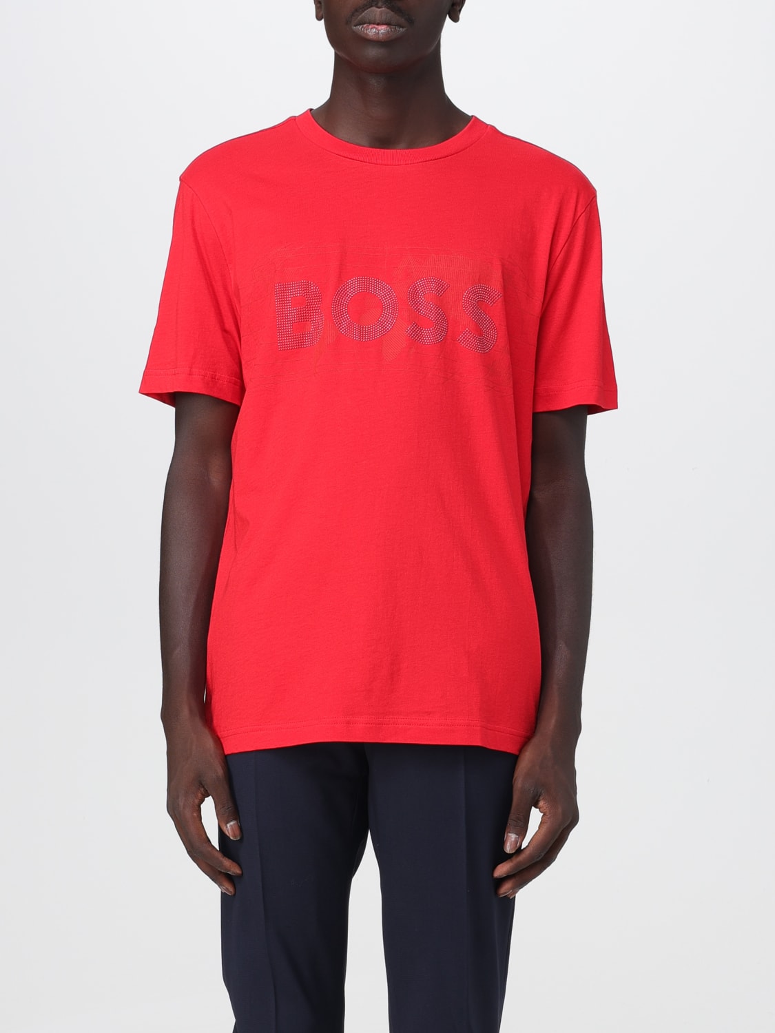 HUGO: T-shirt men - Red | Hugo t-shirt 50485304 online at GIGLIO.COM