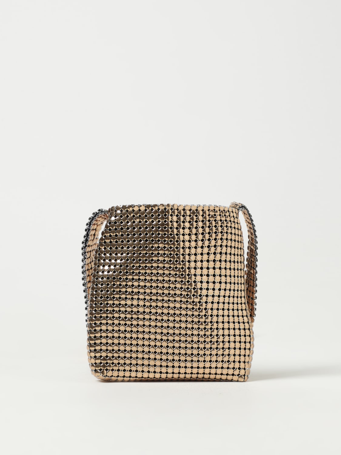 RABANNE MINI BAG: Shoulder bag woman Rabanne, Gold - Img 1