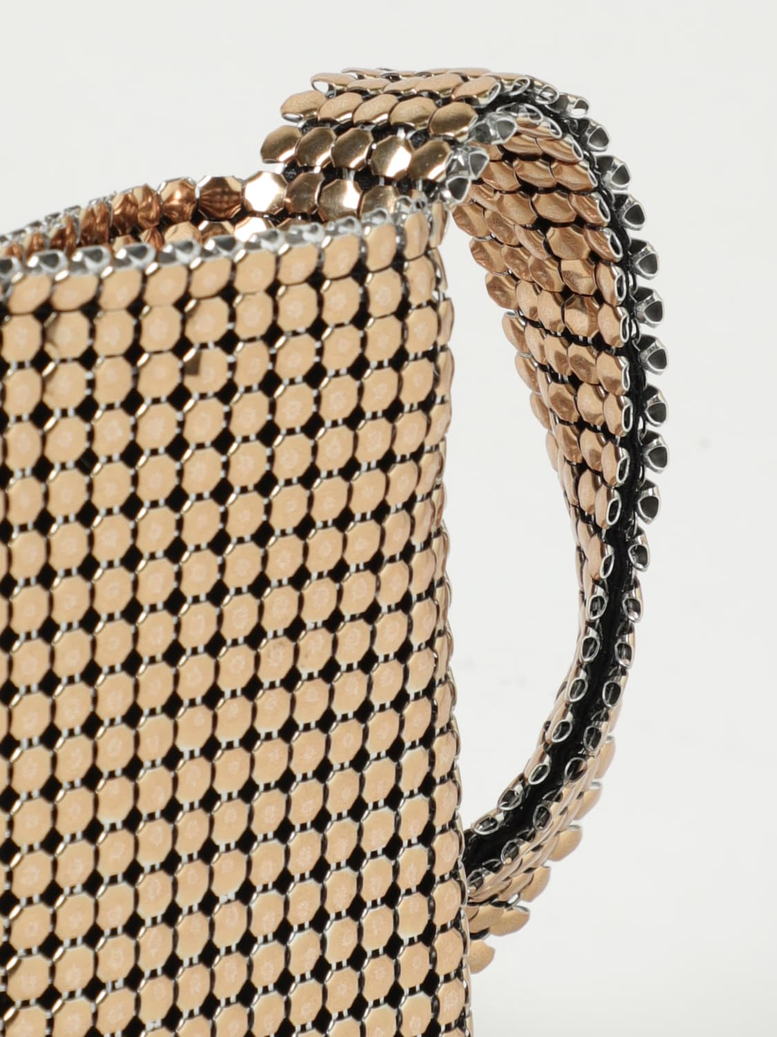 RABANNE MINI BAG: Shoulder bag woman Rabanne, Gold - Img 3