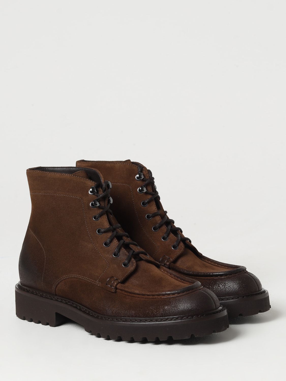 DOUCAL'S BOTTINES: Chaussures homme Doucal's, Marron - Img 2