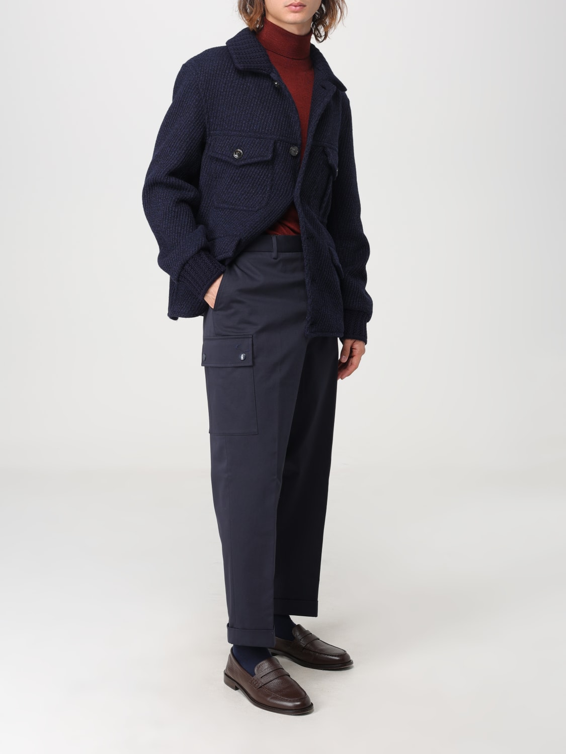 ETRO GIACCA: Giacca Etro in misto lana, Blue Navy - Img 2