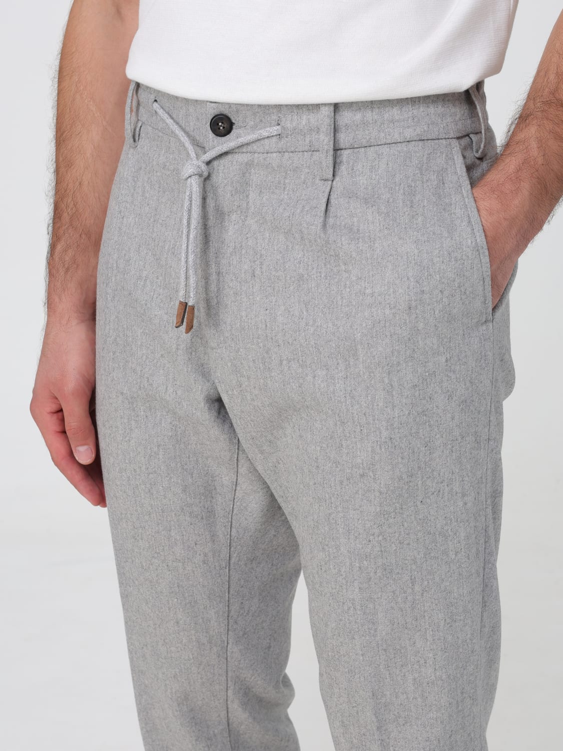 ELEVENTY PANTS: Pants men Eleventy, Grey - Img 3