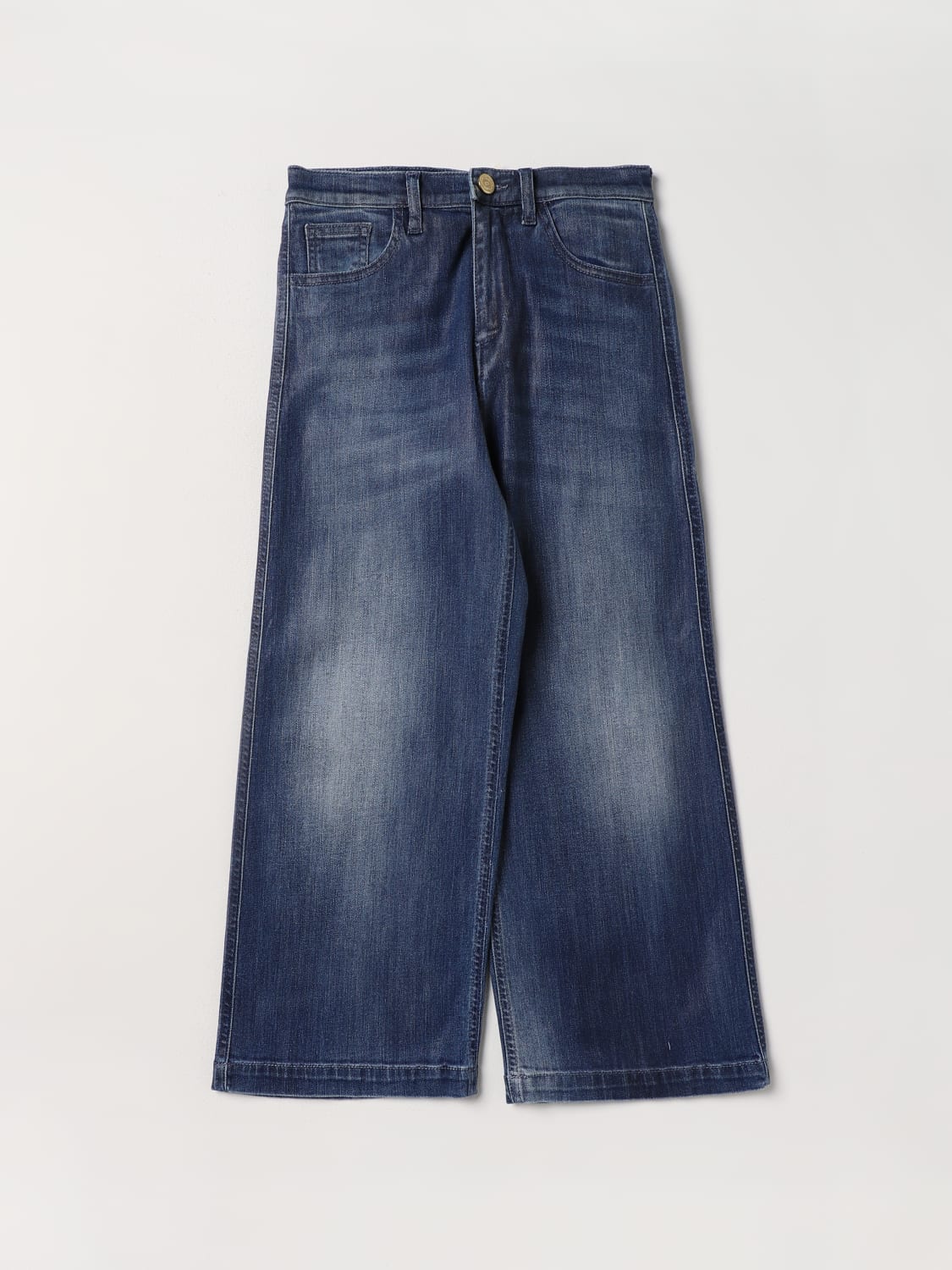 ELISABETTA FRANCHI LA MIA BAMBINA PANTS: Pants kids Elisabetta Franchi La Mia Bambina, Denim - Img 1