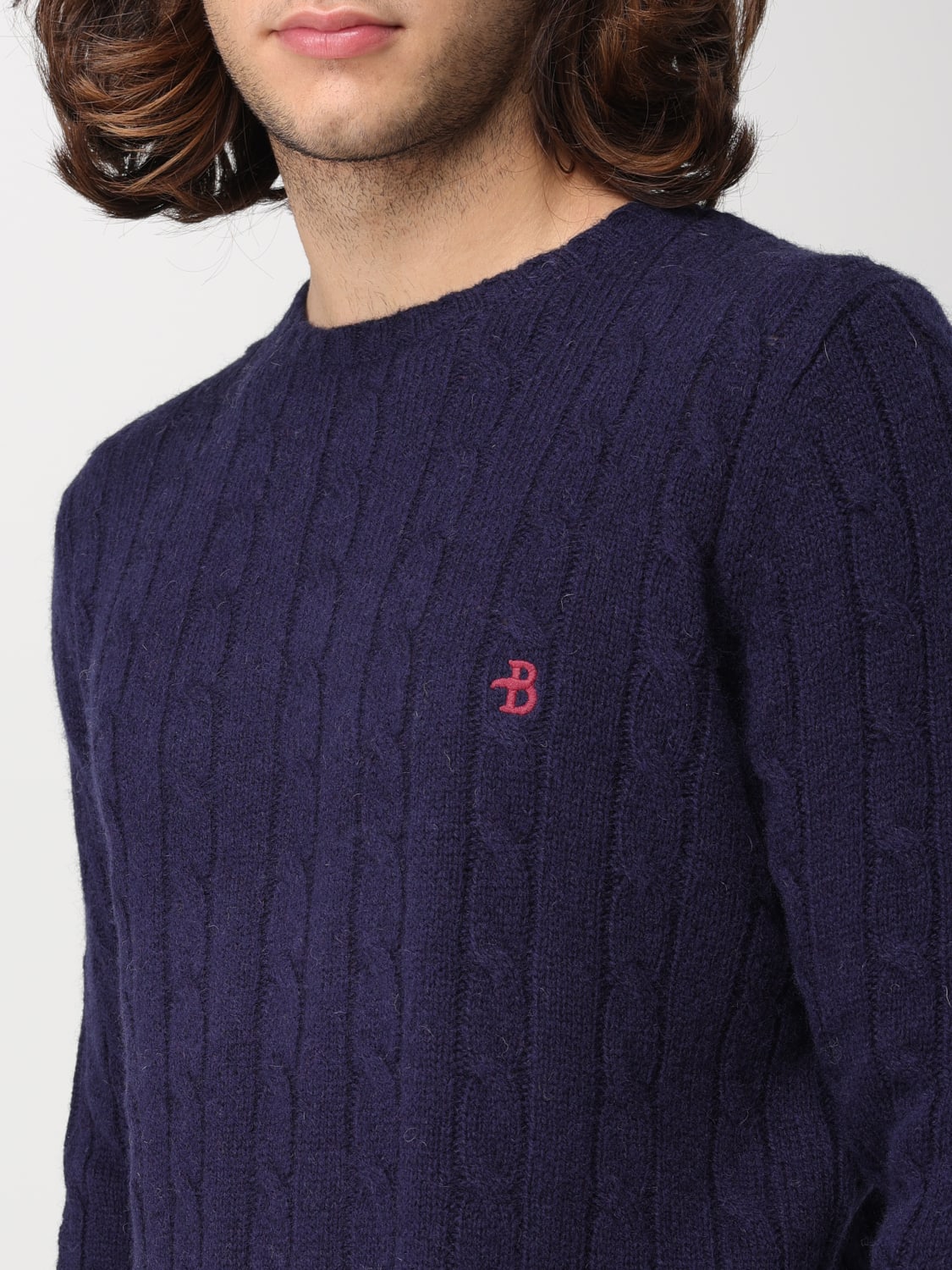 BALLANTYNE PULL: Pull homme Ballantyne, Bleu - Img 3