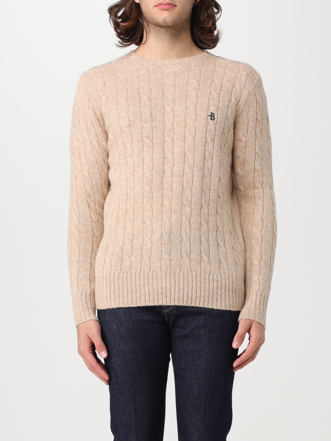 BALLANTYNE PULLOVER: Pullover herren Ballantyne, Beige - Img 1