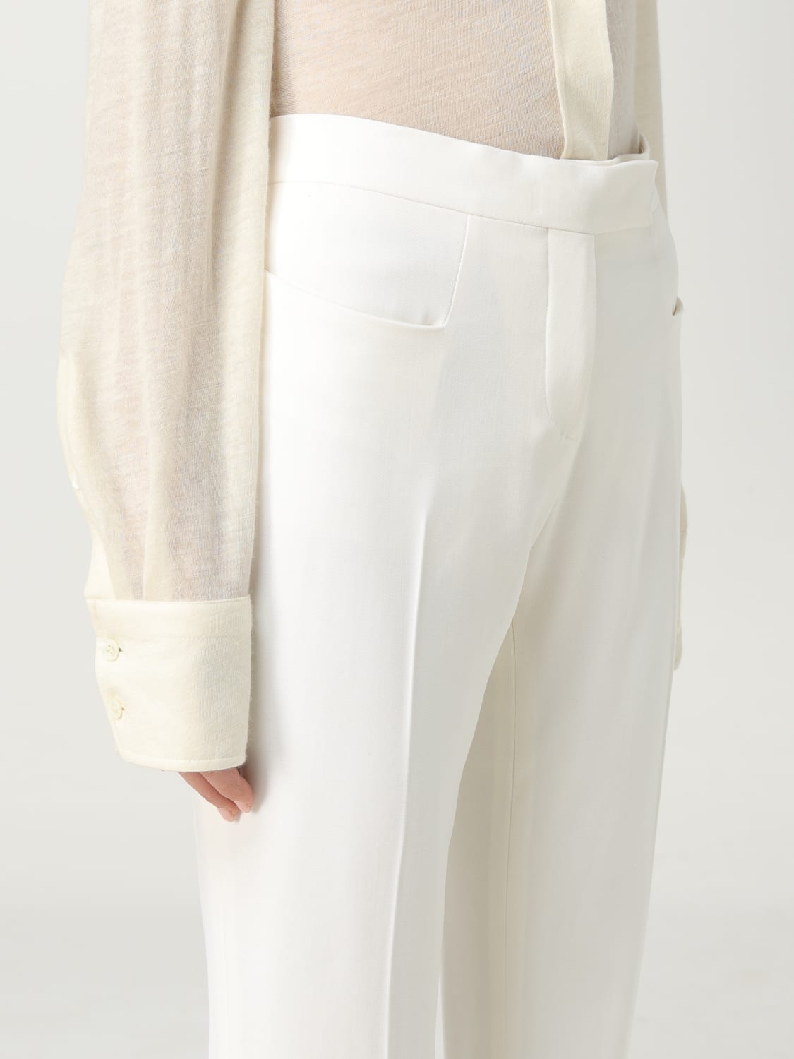 TOM FORD HOSE: Hose damen Tom Ford, Weiß - Img 5