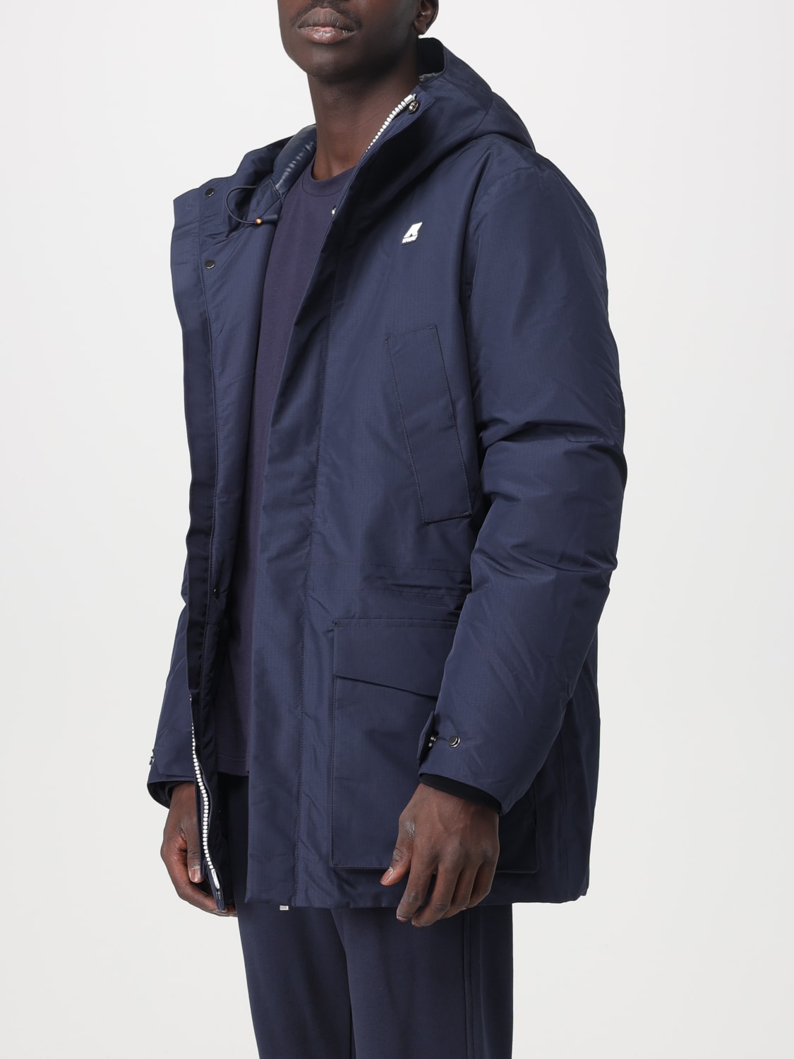 K-WAY MANTEL: Mantel herren K-way, Blau - Img 3