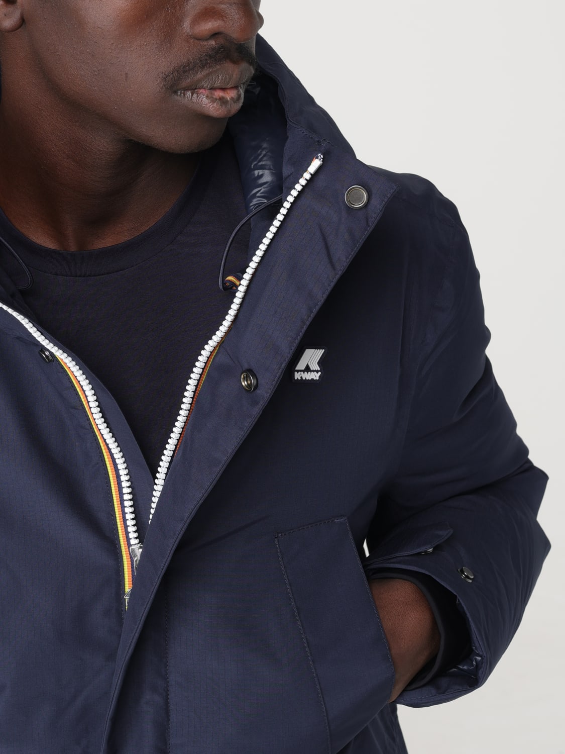 K-WAY MANTEL: Mantel herren K-way, Blau - Img 4