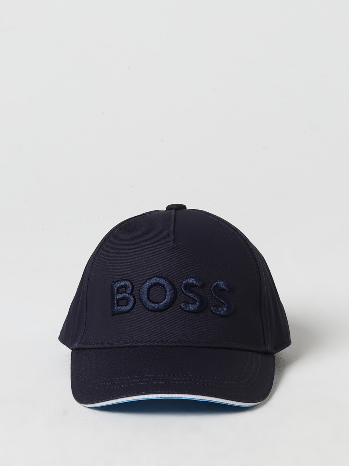 BOSS CAPPELLO BIMBA: Cappello Boss Kidswear in cotone, Marine - Img 2