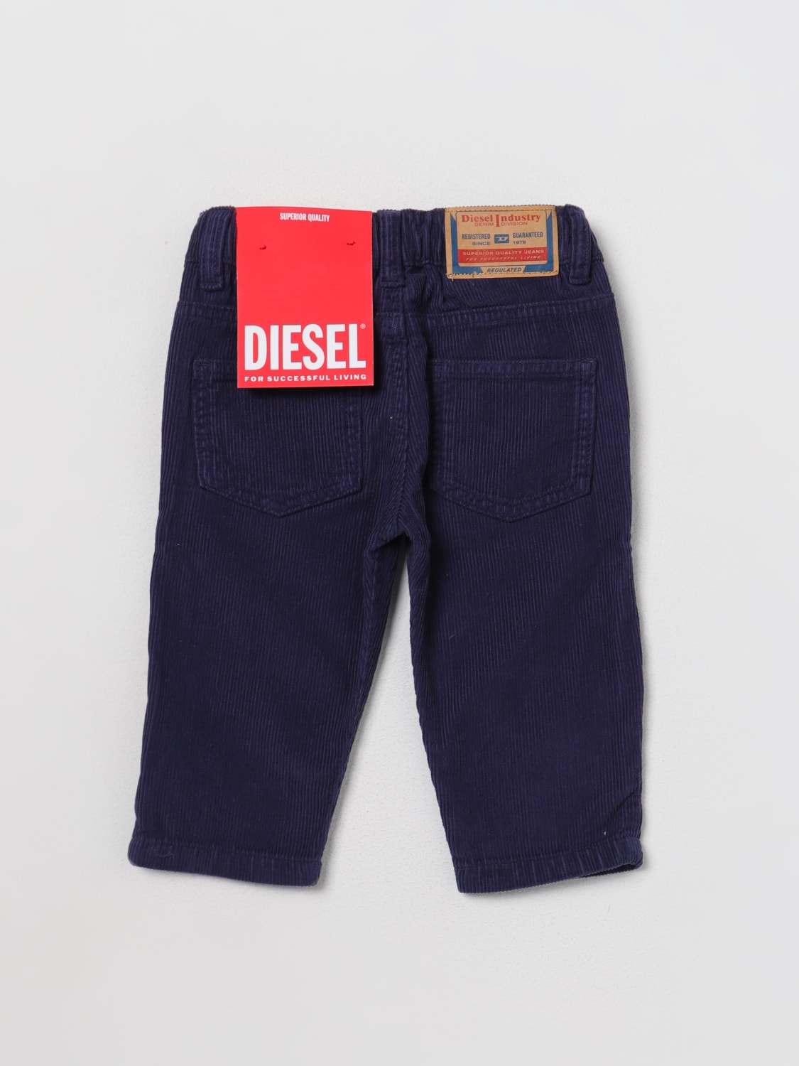 DIESEL 팬츠: 팬츠 남아 Diesel, 블루 - Img 2