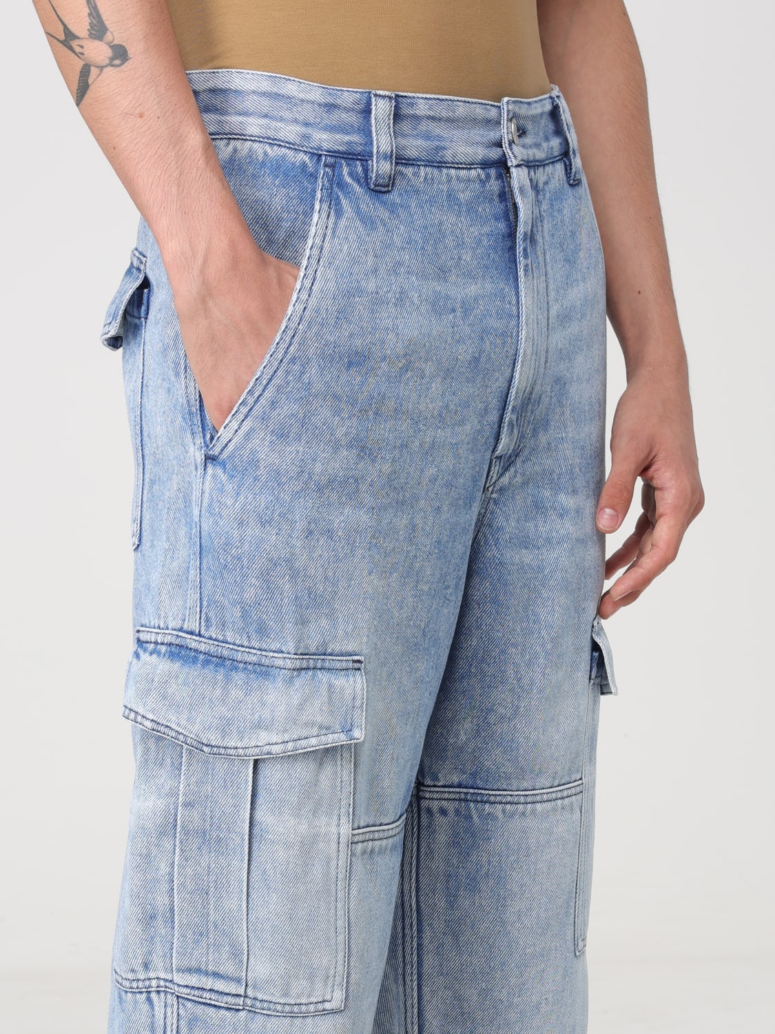 ISABEL MARANT JEANS: Isabel Marant jeans in denim, Blue - Img 3