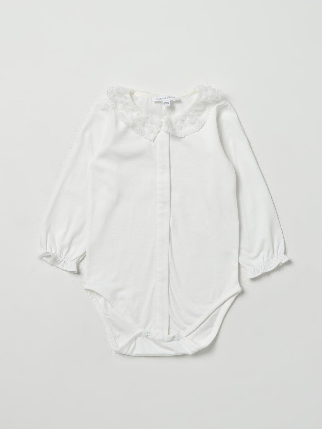 TARTINE ET CHOCOLAT BODYSUIT: Bodysuit kids Tartine Et Chocolat, White - Img 1