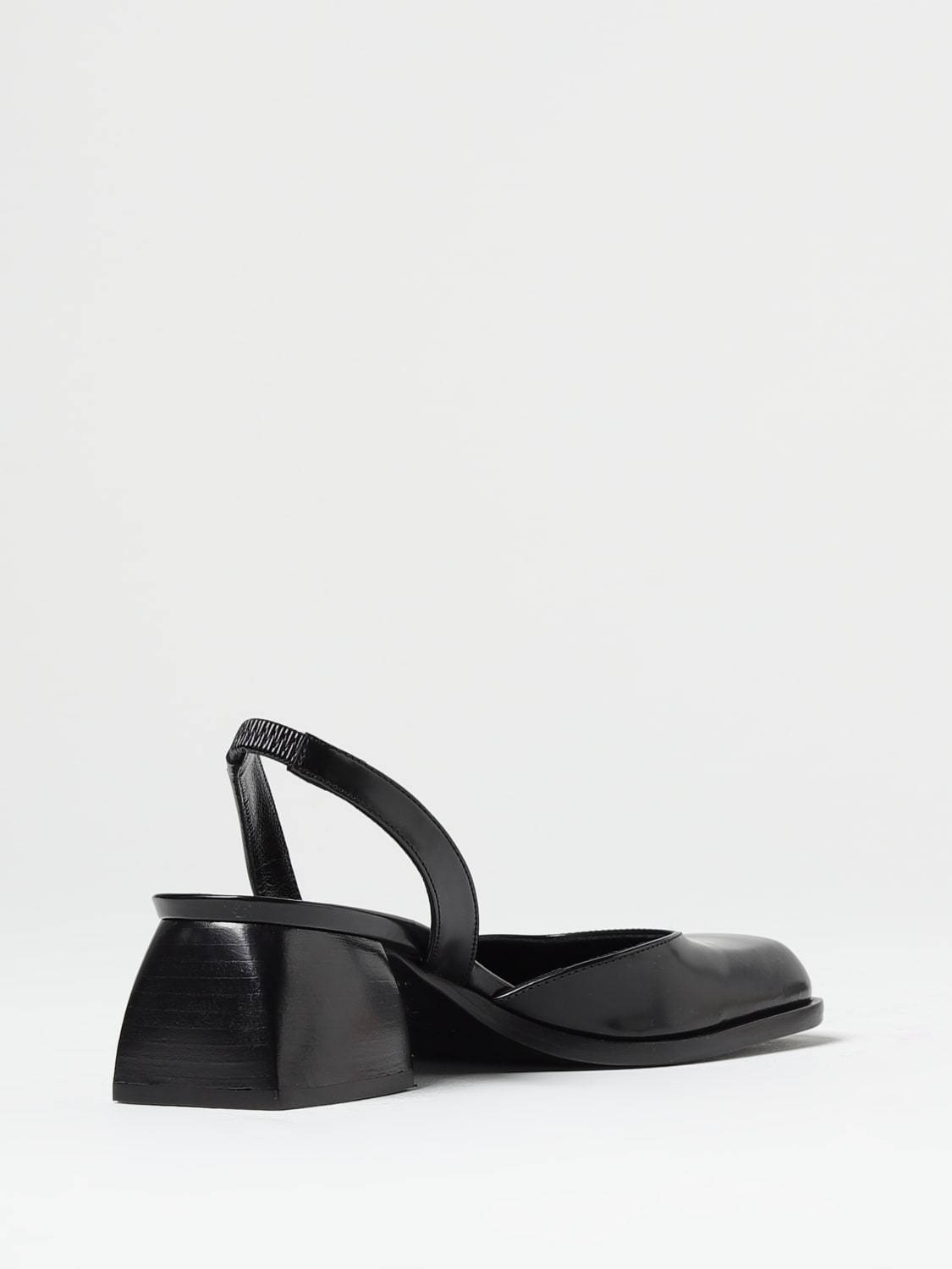 シューズ・サンダルその他 NODALETO Woman High heel shoes Black NO39165 BLACK GLASSED Nodaleto - Nodaleto | Women's Black Leather Heels with Ankle