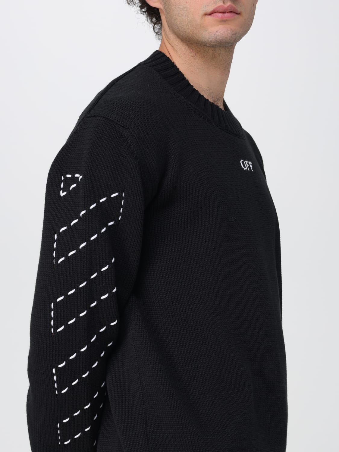 OFF-WHITE SWEATER: Sweater men Off-white, Black - Img 5