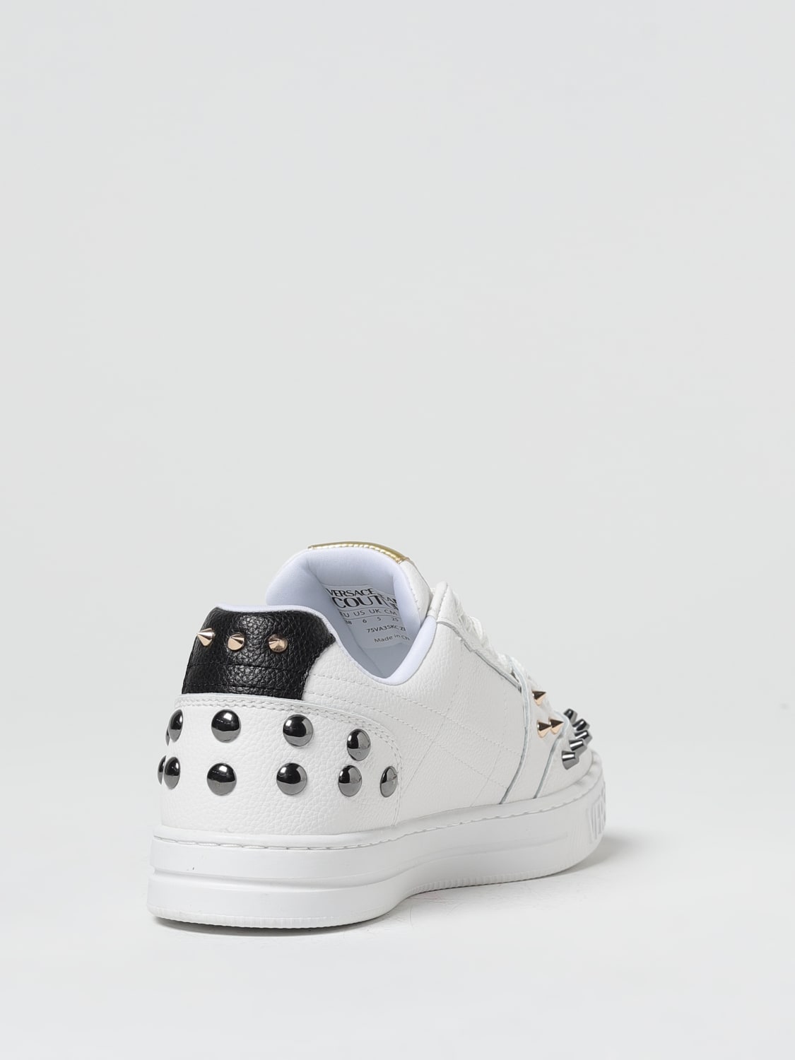 VERSACE JEANS COUTURE BASKETS: Baskets femme Versace Jeans Couture, Blanc - Img 3