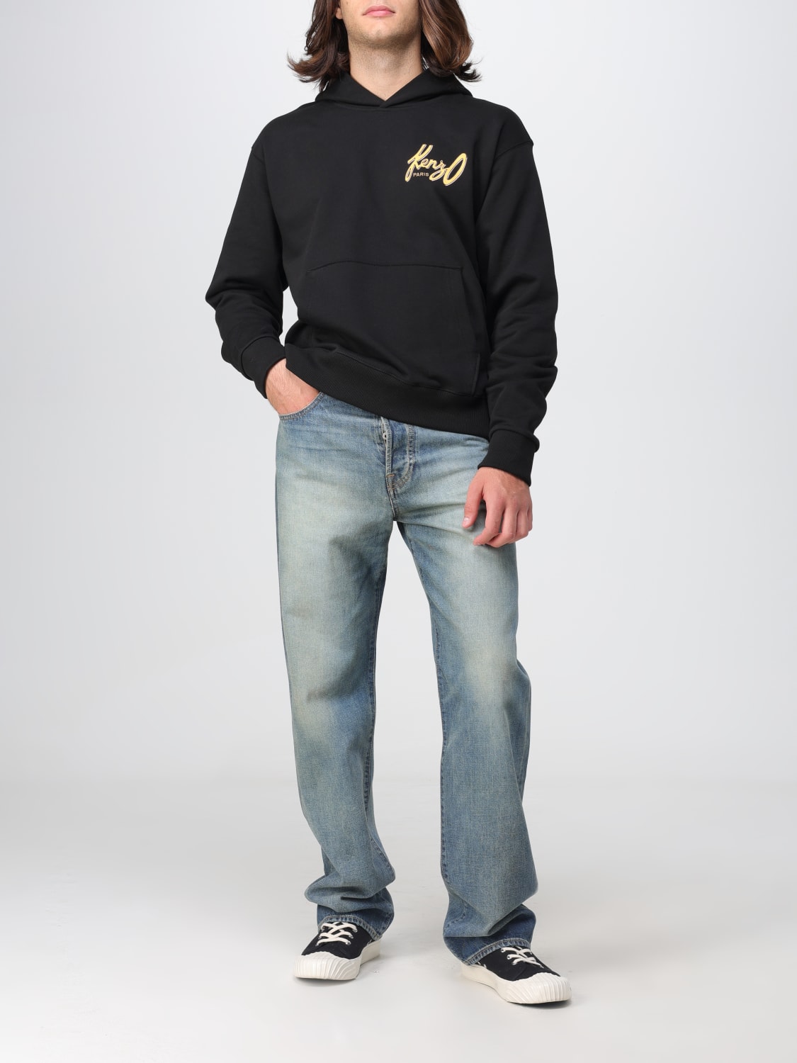 KENZO SWEATSHIRT: Kenzo cotton sweatshirt, Black - Img 2