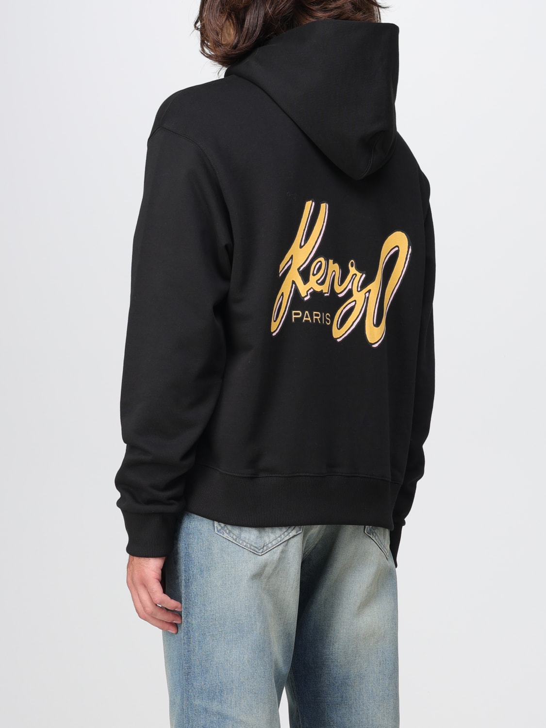 KENZO SWEATSHIRT: Kenzo cotton sweatshirt, Black - Img 3