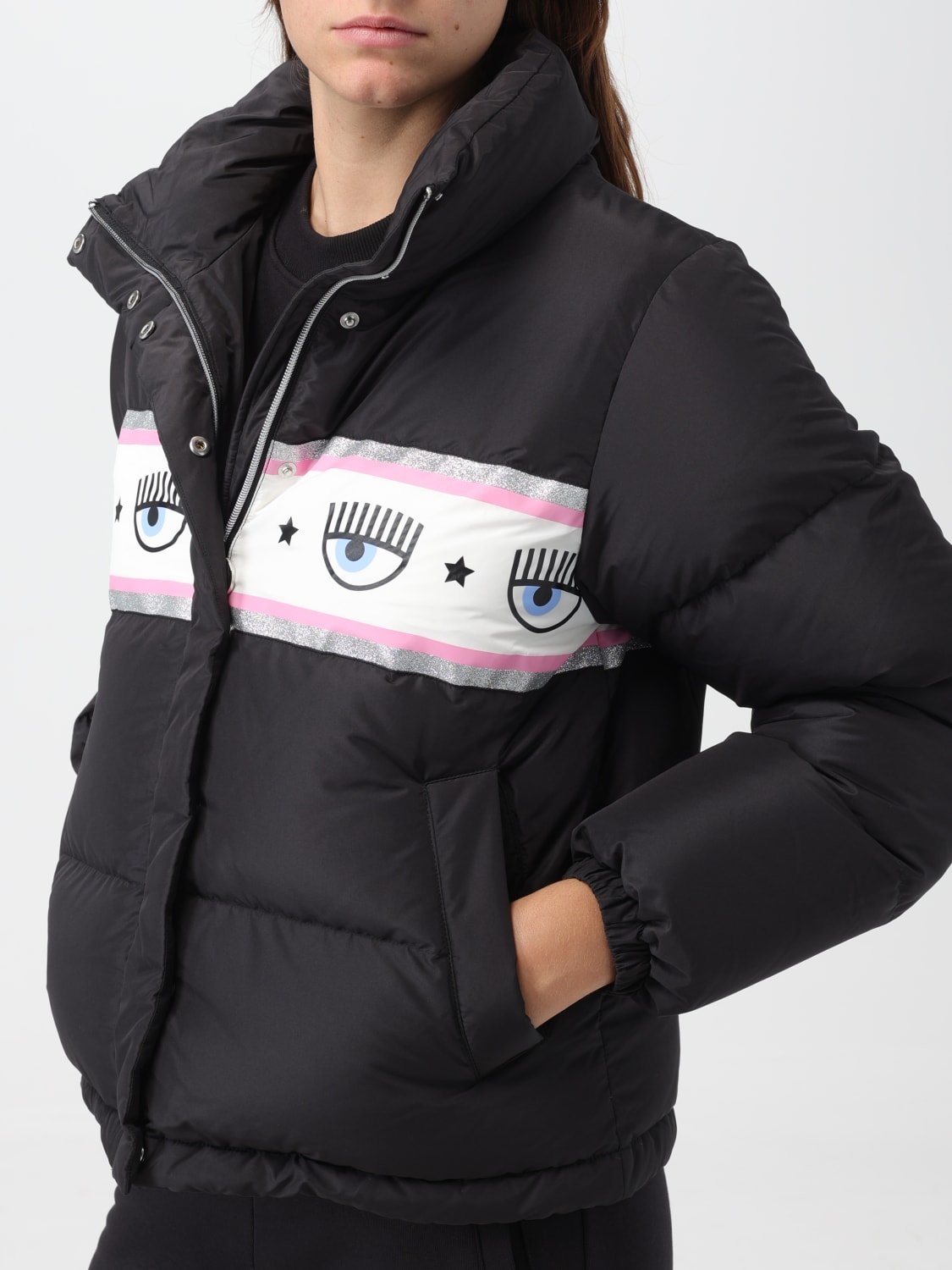 CHIARA FERRAGNI: Jacket woman - Black | Chiara Ferragni CHIARA FERRAGNI: Jacket woman - Black | Chiara Ferragni