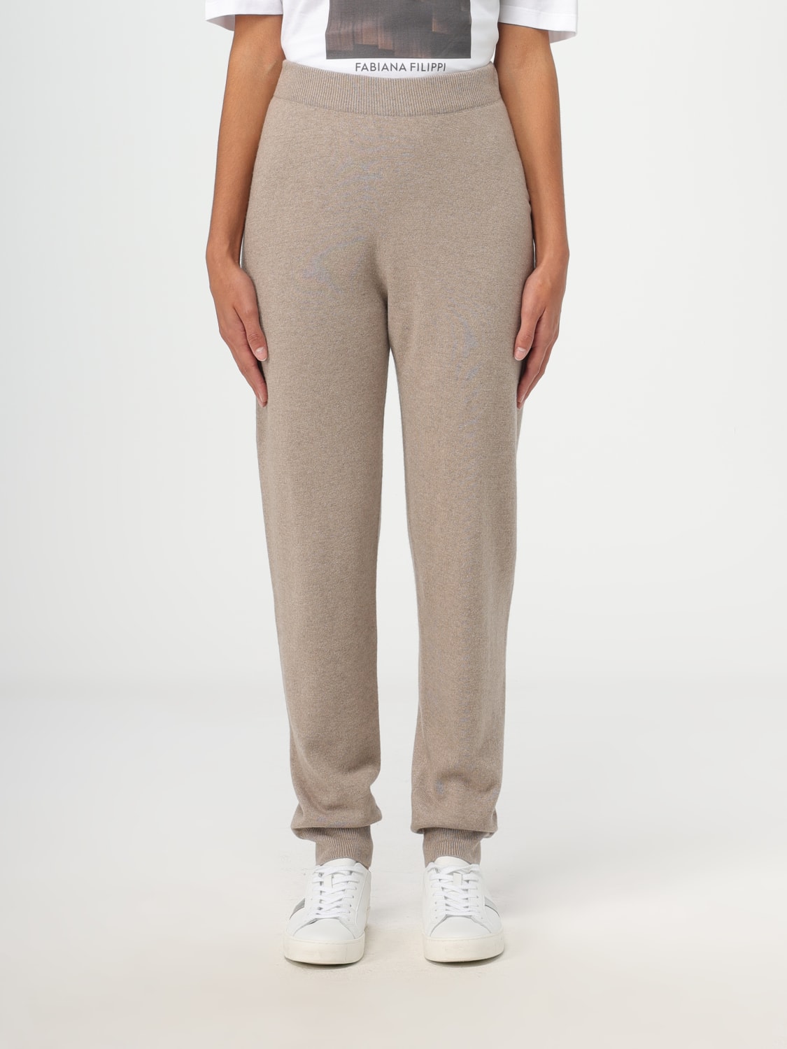 パンツ FABIANA FILIPPI Woman Pants Grey PAD214F326D728 VR1 FABIANA FILIPPI: Pants woman - Dove Grey | Fabiana Filippi