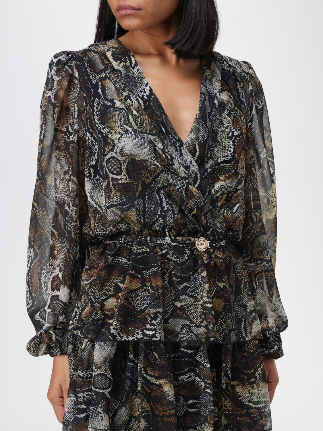 ワンピース JUST CAVALLI Woman Dress Multicolor 75PAO932NS328 637 Just Cavalli Outlet: Dress woman - Multicolor | Just Cavalli