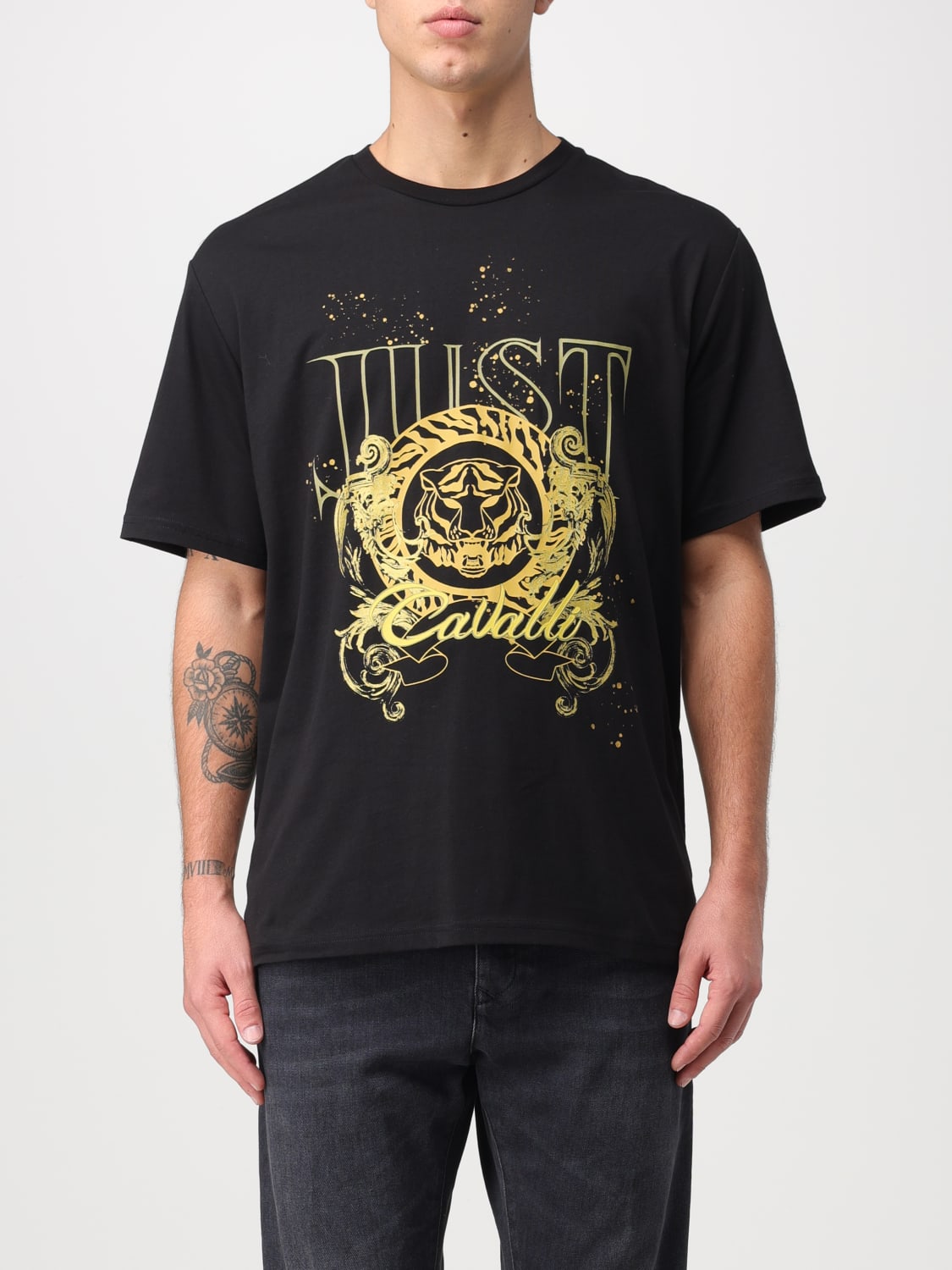 JUST CAVALLI T-SHIRT: T-shirt men Just Cavalli, Black - Img 1