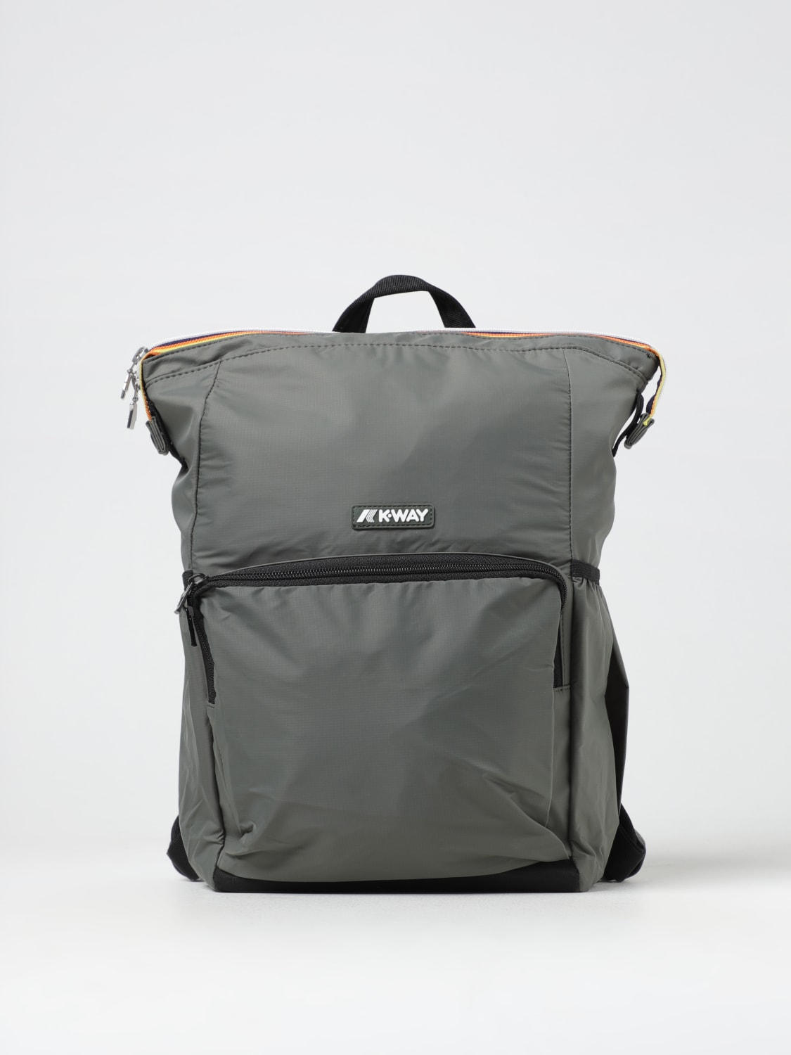 K-WAY BACKPACK: Backpack men K-way, Bottle Green - Img 1