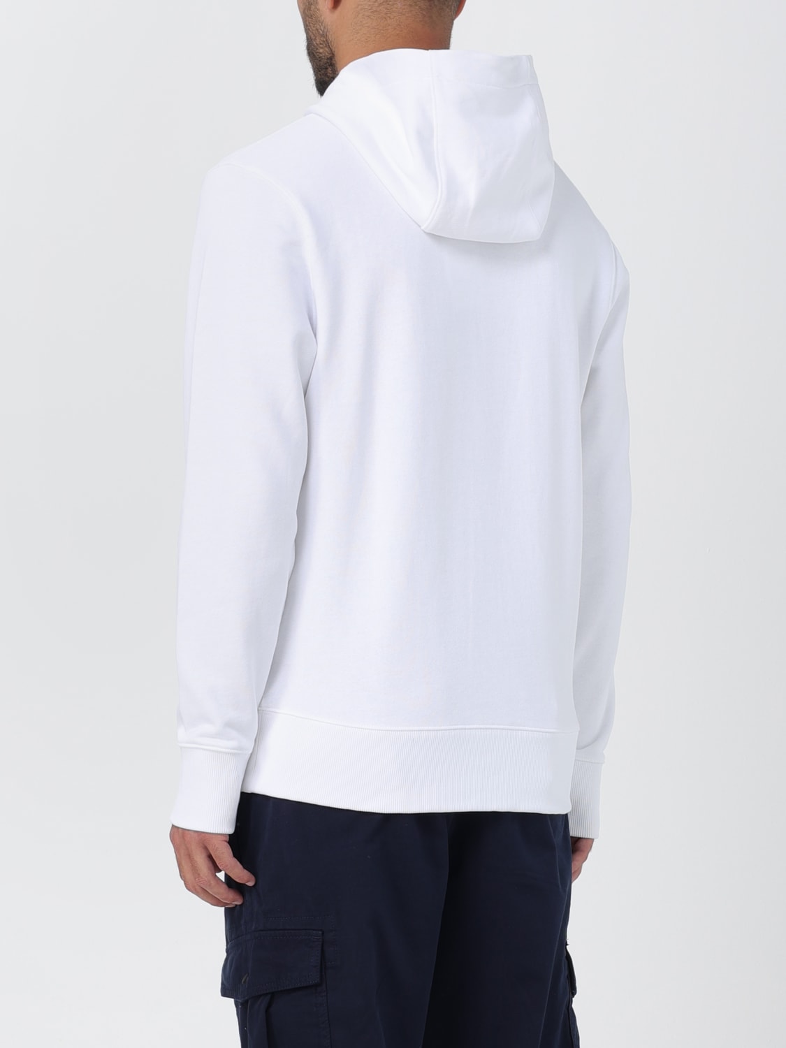 Boss white hoodie on sale