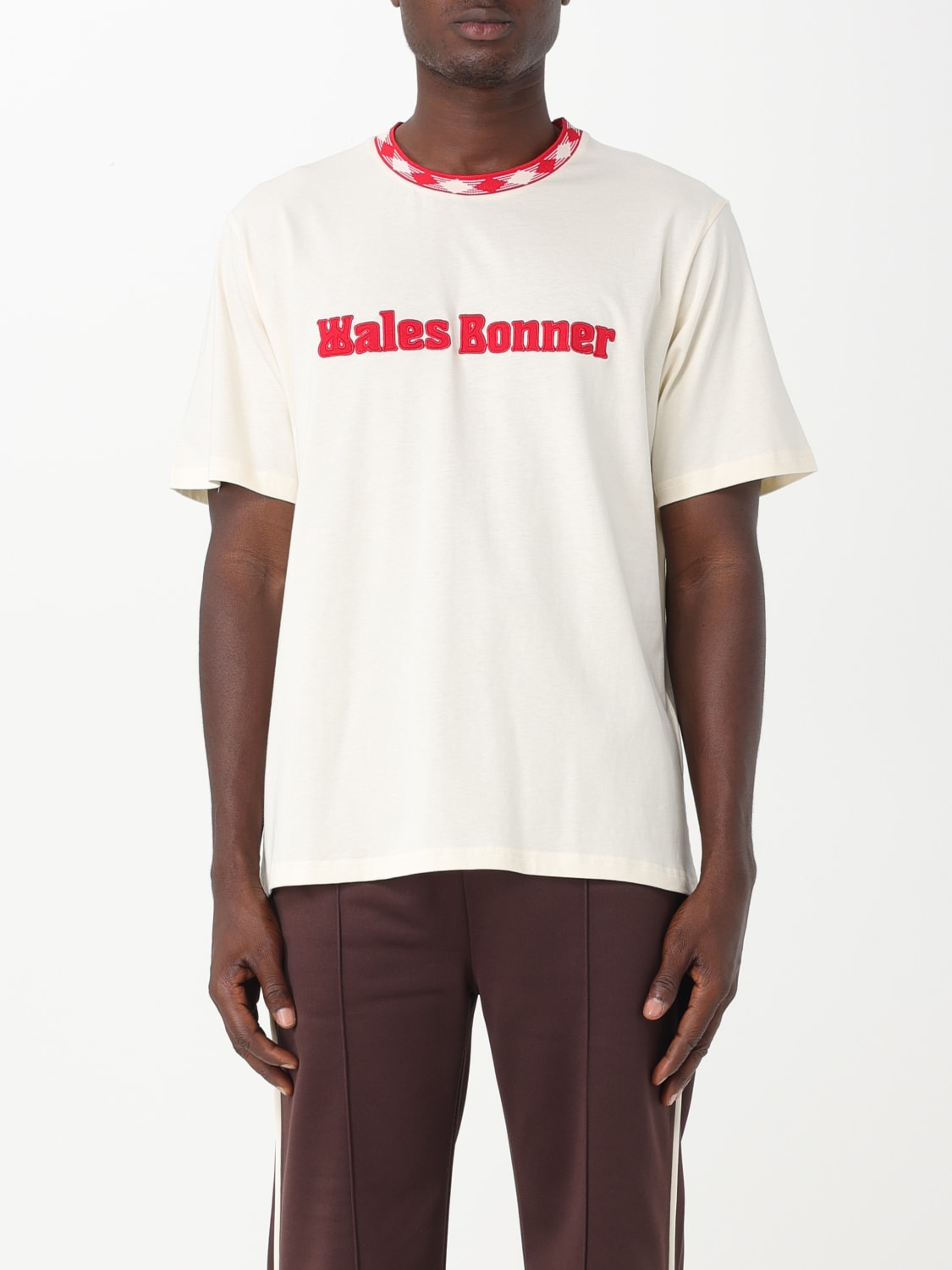 WALES BONNER: T-shirt men - Ivory | Wales Bonner t-shirt