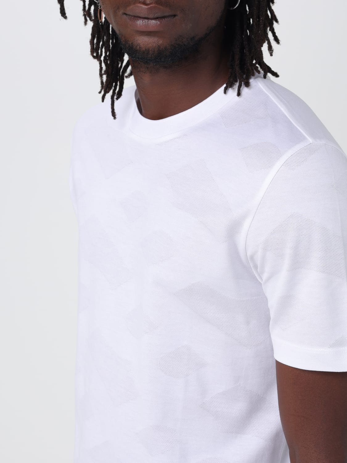 Tシャツ・カットソー BOSS Men T-shirt White 50495728 100 Bossアウトレット：Tシャツ メンズ - ホワイト | GIGLIO.COM