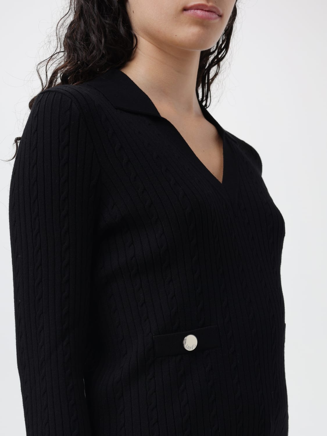 LIU JO JERSEY: Jersey mujer Liu Jo, Negro - Img 3