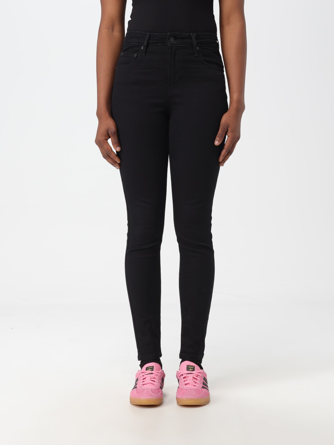 LEVI'S JEANS: Pantalon femme Levi's, Noir - Img 1