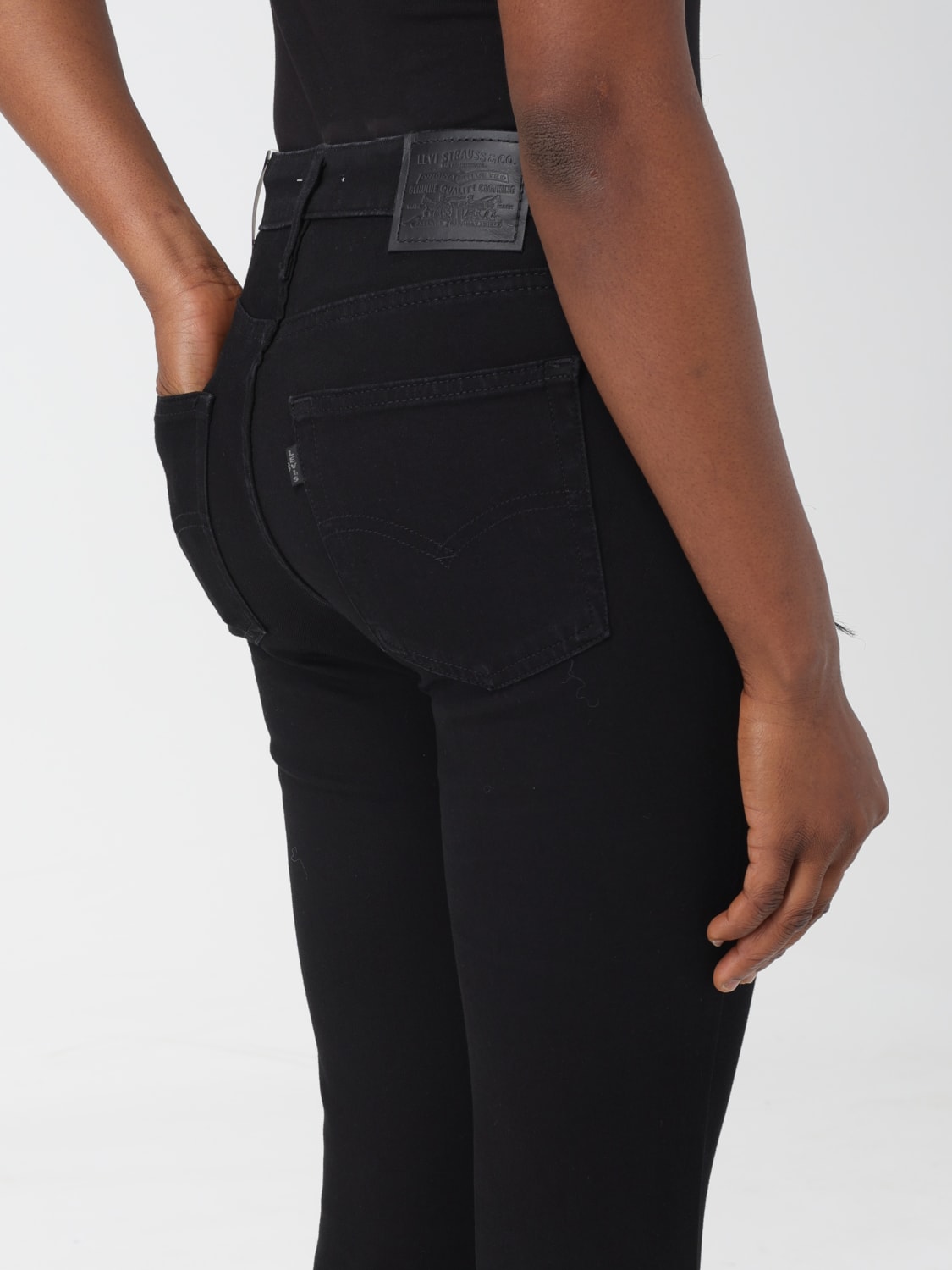 LEVI'S JEANS: Pantalon femme Levi's, Noir - Img 3