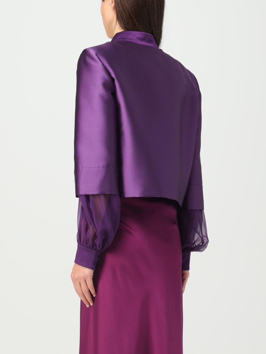 ALBERTA FERRETTI CHAQUETA: Chaqueta mujer Alberta Ferretti, Violeta - Img 3