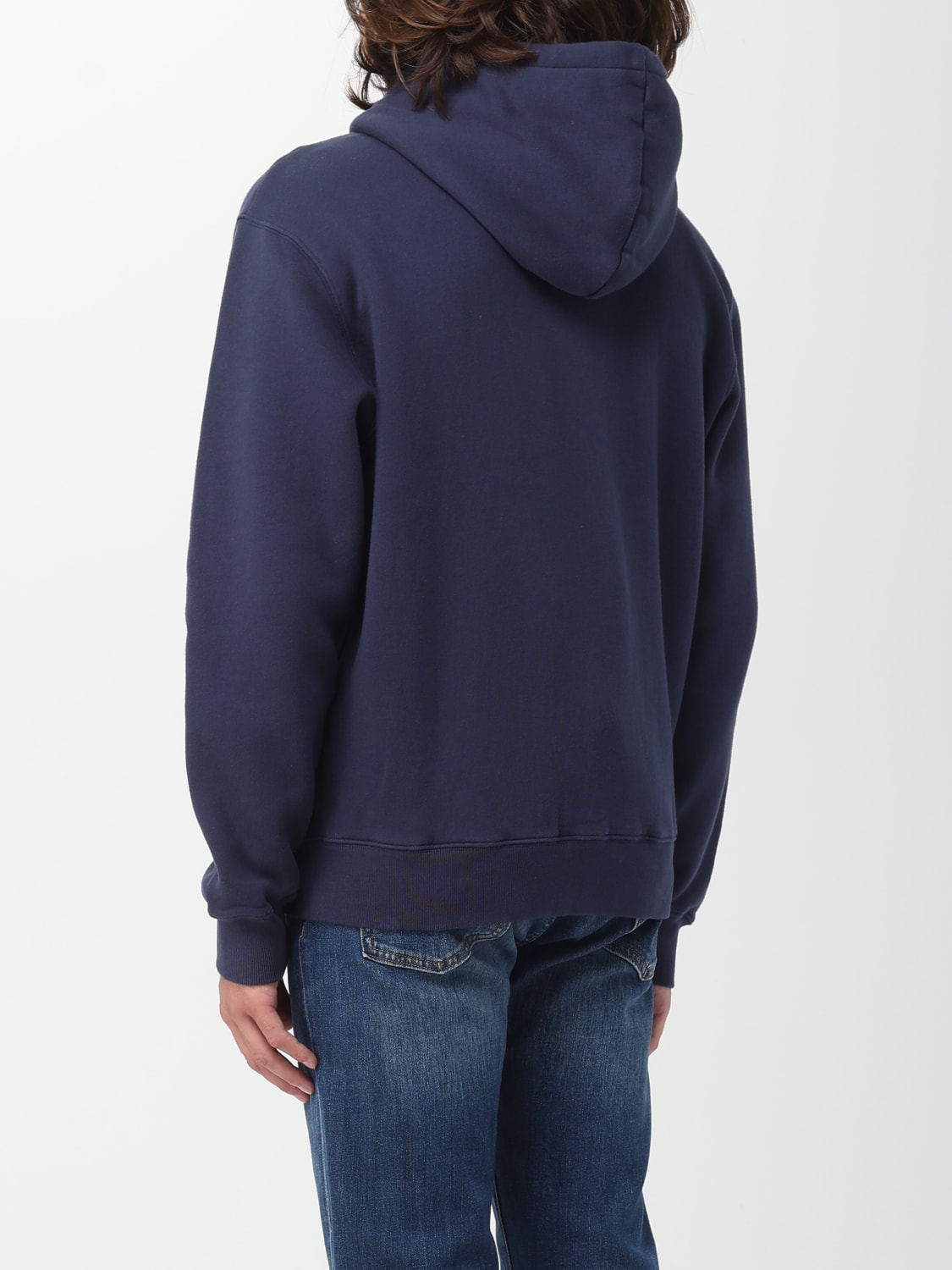 MAISON KITSUNÉ SWEATSHIRT: Maison Kitsuné cotton sweatshirt, Blue - Img 2