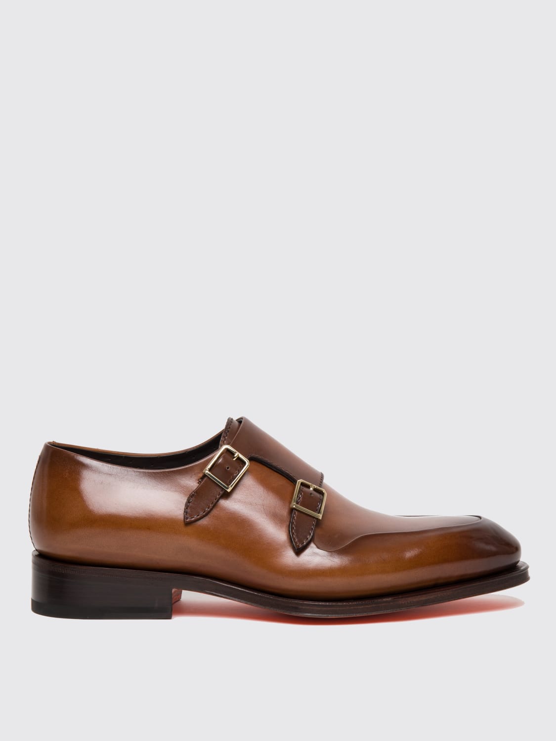 SANTONI: Shoes men - Brown | Santoni loafers MCCR17983MC8HVVD online at  GIGLIO.COM