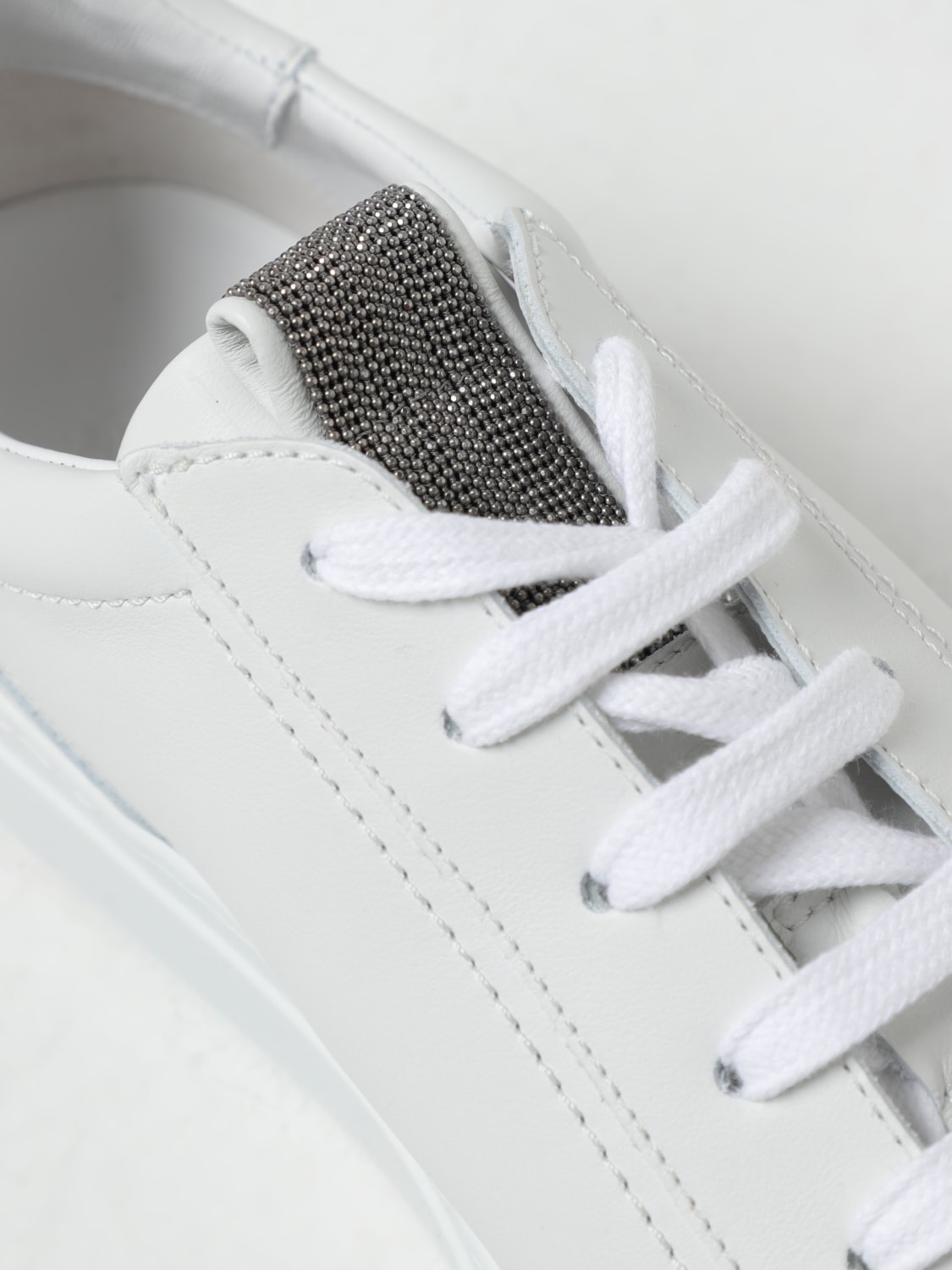 スニーカー BRUNELLO CUCINELLI Women Sneakers MZGSG2525C7592 White BRUNELLO CUCINELLI: leather sneakers - White | Brunello